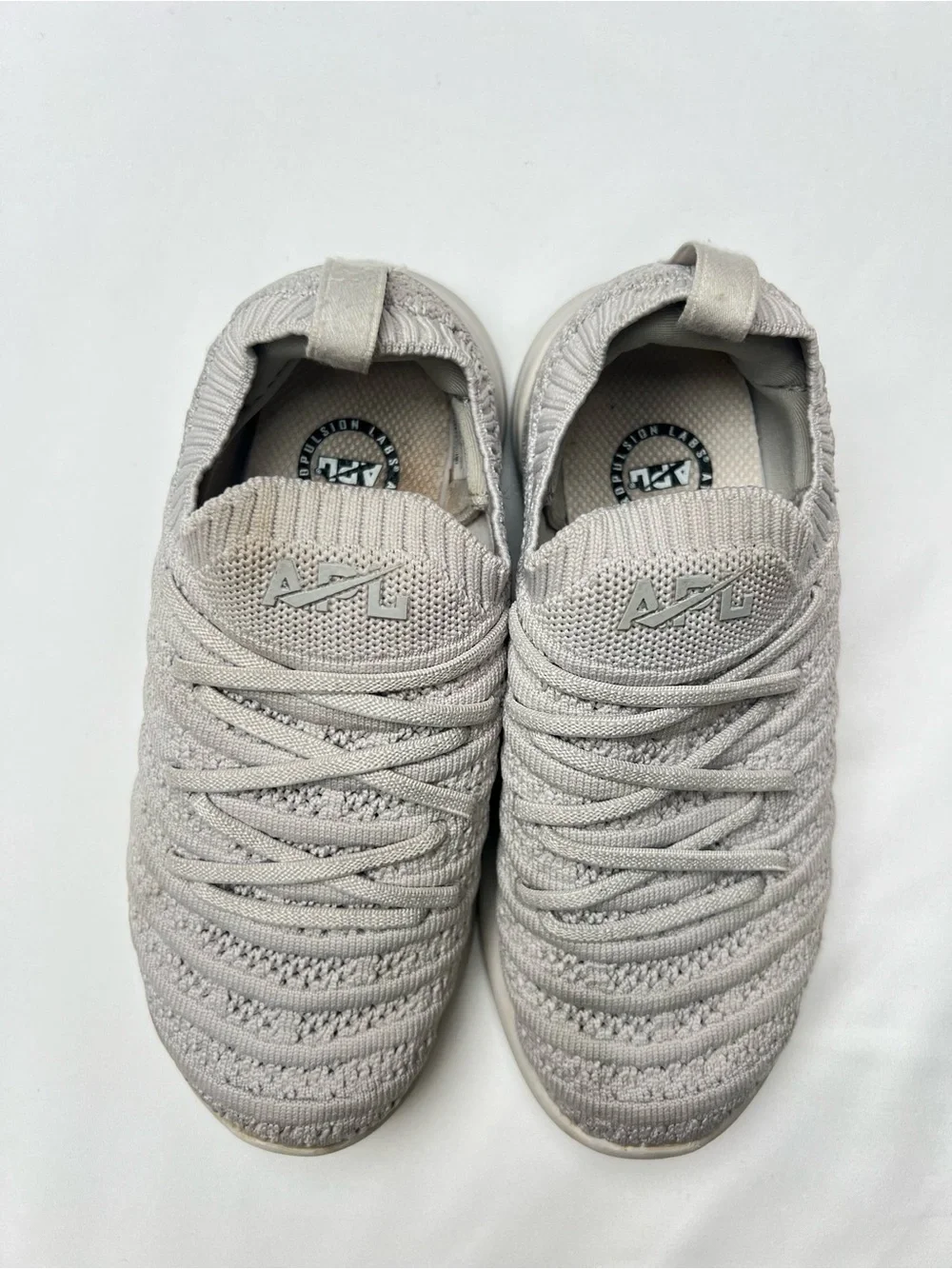 APL TechLoom Wave Grey Kids Sneakers Size 13
